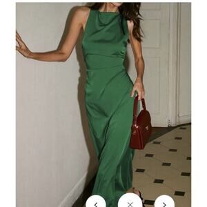 Commense Emerald Green Maxi dress Size Large